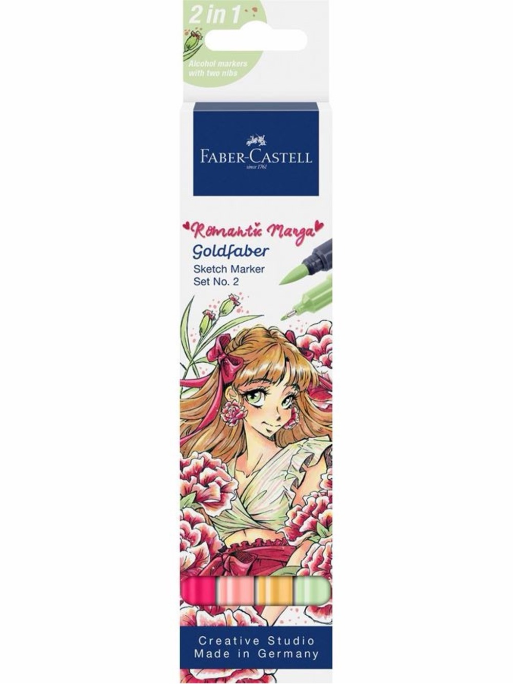Faber-Castell Goldfaber Sketch Marker: Romantic Manga Collection Set No. 2